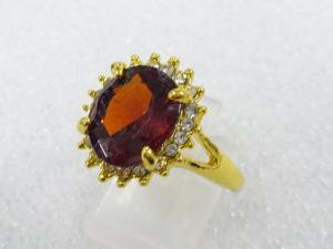 色石　指輪(18号)